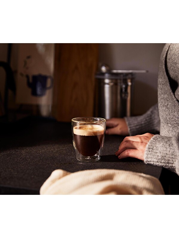 Tchibo Çift Cidarlı Cafe Crema Bardağı, 2'li