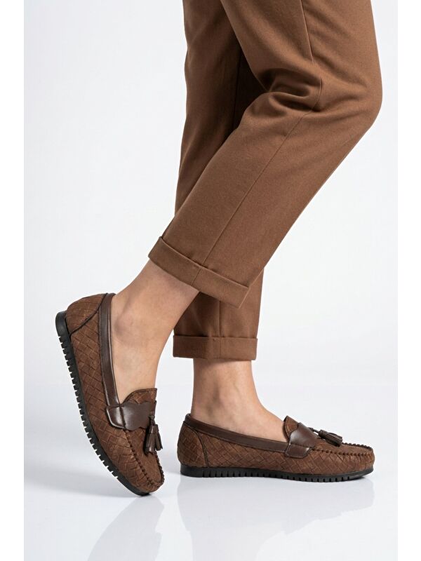 Ayakmod Kahverengi Ayakmod Hafif Esnek Kadın Casual Ayakkabı 218 Z