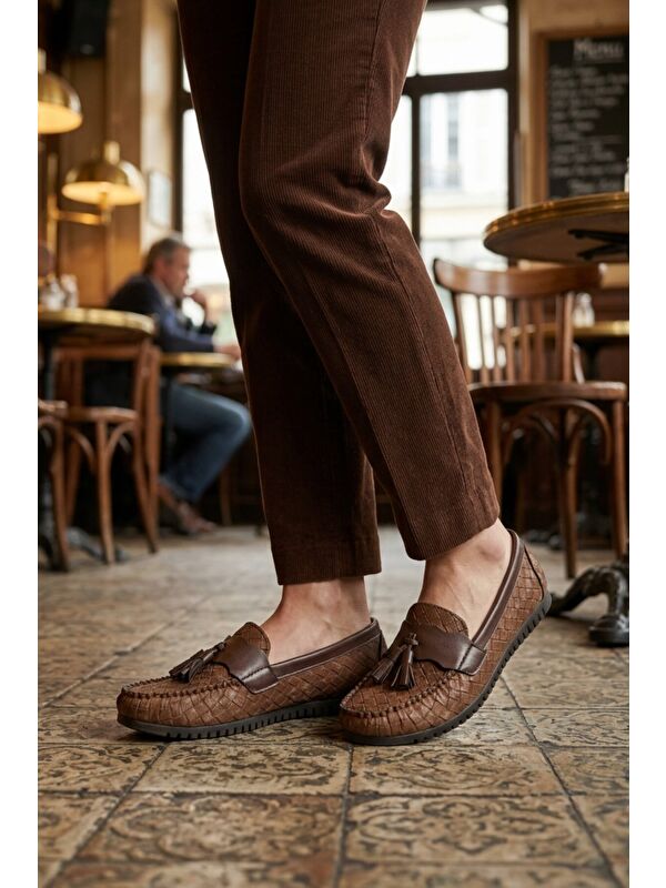 Ayakmod Kahverengi Ayakmod Hafif Esnek Kadın Casual Ayakkabı 218 Z