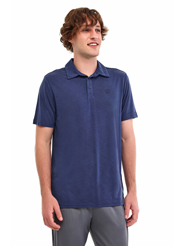 Lumberjack ML JASPER 12URB1049 5FX İndigo Erkek Kısa Kol Tişört