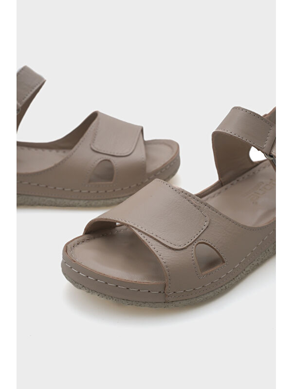 Emily Deri Konfor Anatomik Kadın Sandalet - Görsel 5