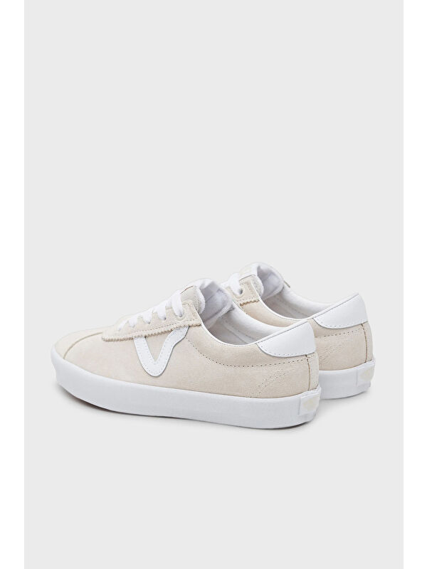 Sport Low Logolu Deri Detaylı Süet Sneaker Ayakkabı VN000D1PDJR1 - Görsel 4