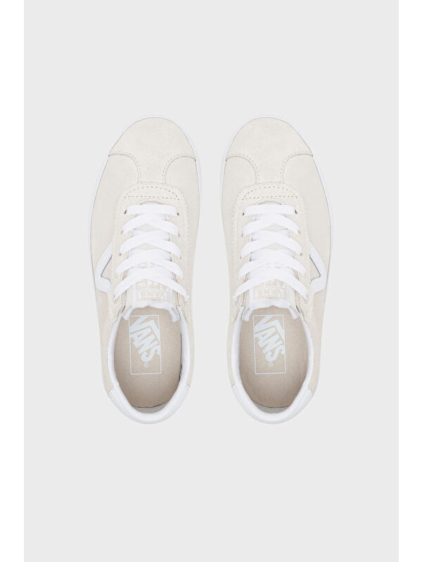 Sport Low Logolu Deri Detaylı Süet Sneaker Ayakkabı VN000D1PDJR1 - Görsel 5