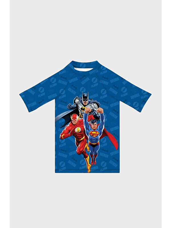 Slipstop Avengers Baskılı Uv Korumalı Kısa Kollu Mayo T Shirt ST2532010003