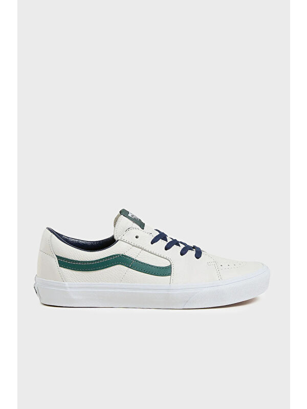 Vans SK8-Low Deri Logolu Sneaker Ayakkabı VN0009QRWTM1