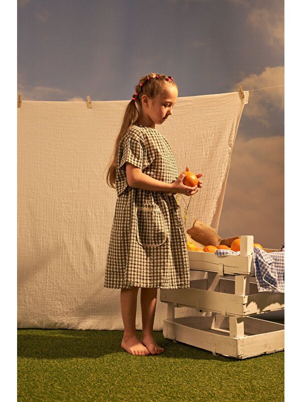 Oh La La Koala For Little Ones Haki Daisy Picnic Serisi Etekli Takım