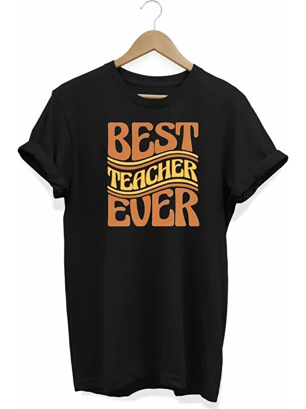Jane's 24 Kasım Öğretmenler Baskılı T-shirt - Siyah