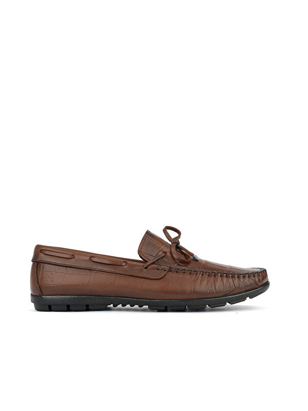 Ziya Ayakkabı Erkek Hakiki Deri Loafer 161423Z42 Taba