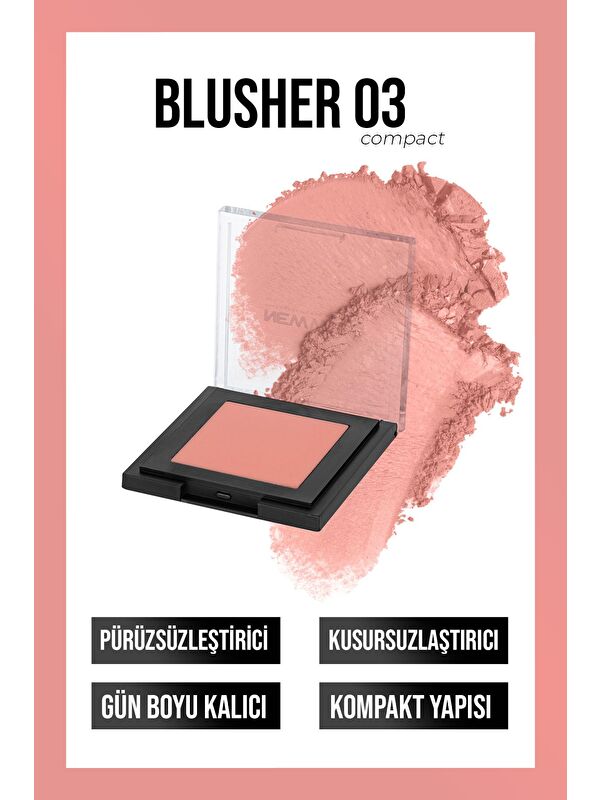 New Well Powder Blusher 03 (Toz Allık)