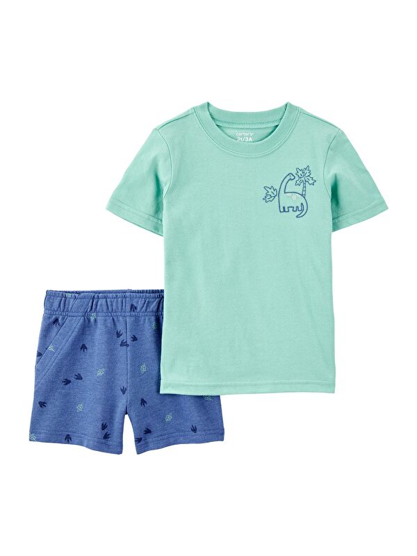Carter's Erkek Bebek Şortlu Set 12 Ay-24 Ay Çok Renkli