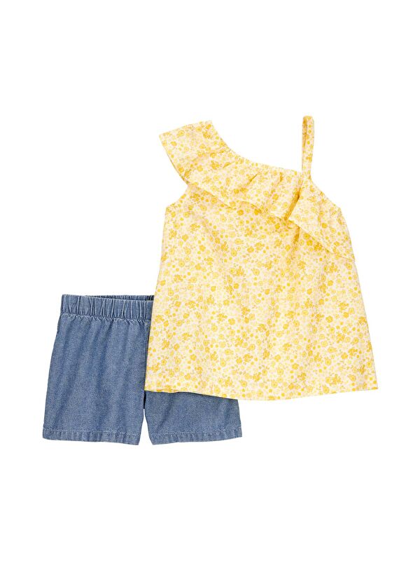 Carter's Kız Bebek Şortlu Set 12 Ay-24 Ay Çok Renkli