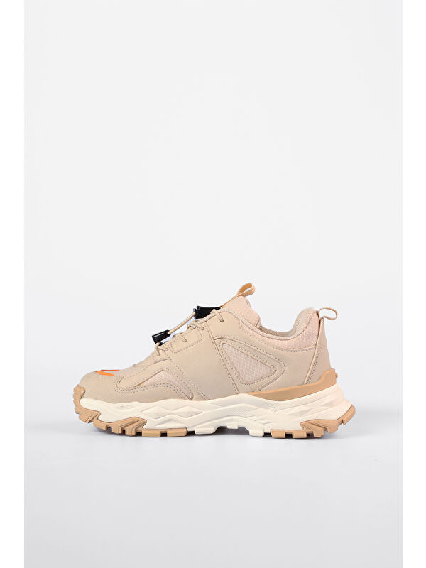 Kobalt Hafif Unisex Okul Öncesi Bej Spor Ayakkabı - Görsel 5