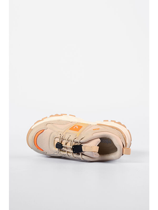 Kobalt Hafif Unisex Okul Öncesi Bej Spor Ayakkabı - Görsel 6