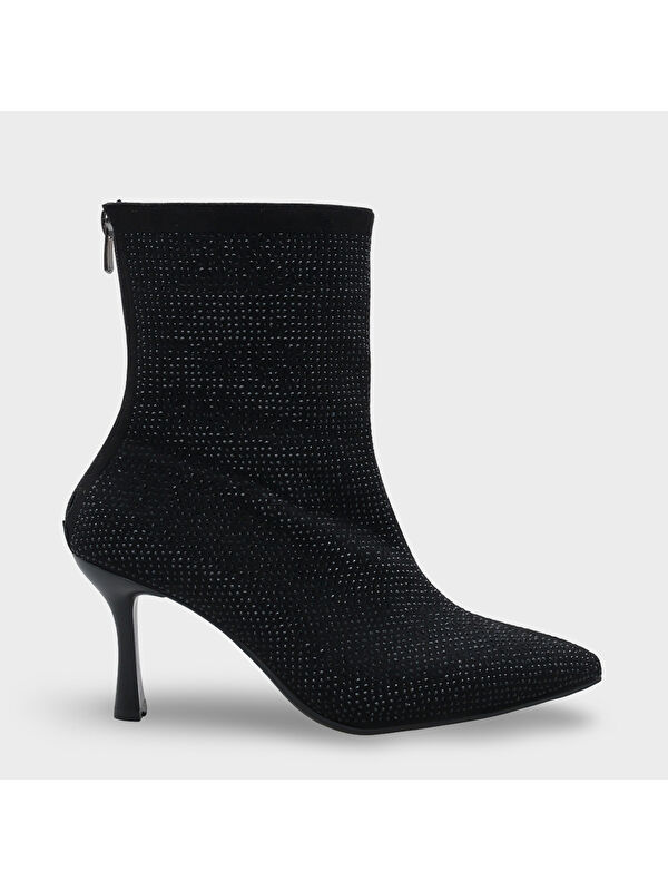 Lazi Kadın Siyah Sivri Burun Bot - Görsel 2