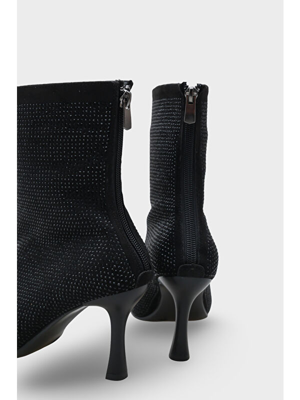 Lazi Kadın Siyah Sivri Burun Bot - Görsel 6