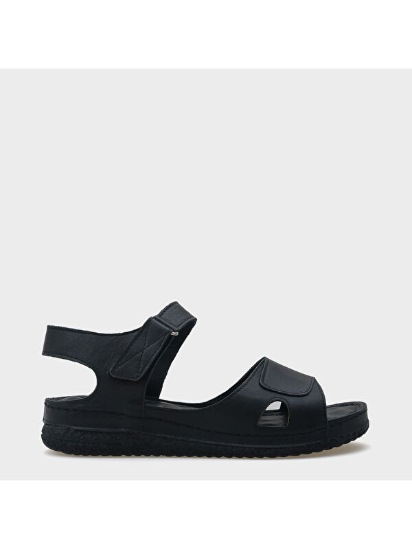 Capone Outfitters Emily Deri Konfor Anatomik Kadın Sandalet