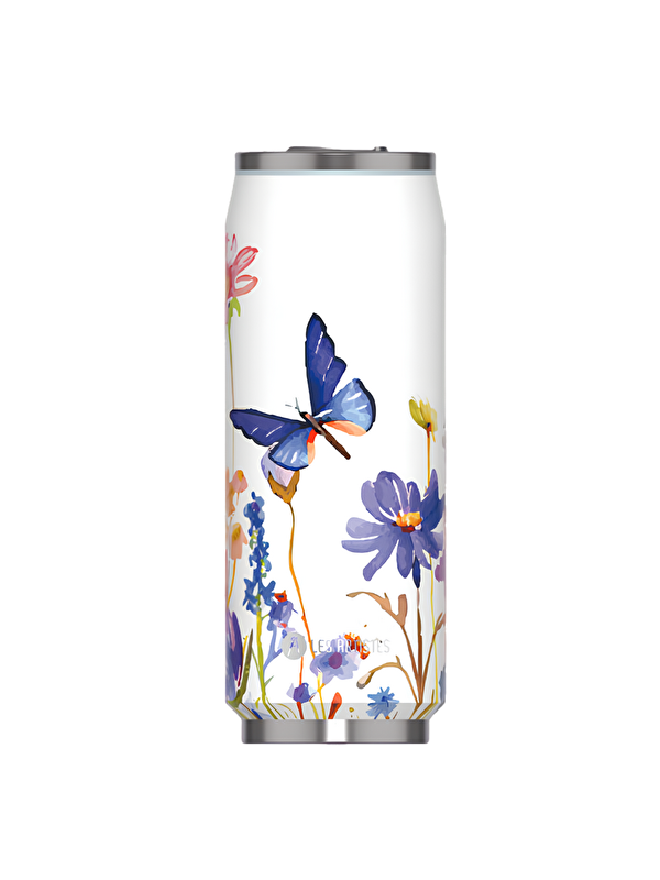 Les Artistes Paris Isı Yalıtımlı Kutu Çelik Termos 500ml Floral Butterfly