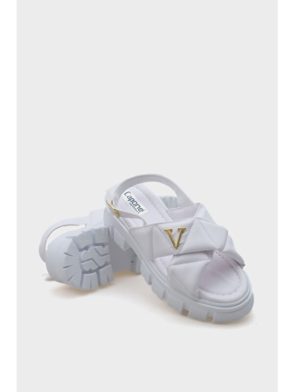 Chiquita Kalın Tabanlı Bilekten Bantlı Konfor Tabanlı Kadın Sandalet - Görsel 5