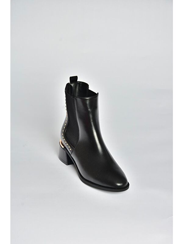 Siyah Kadın Bot V518978209 - Görsel 6