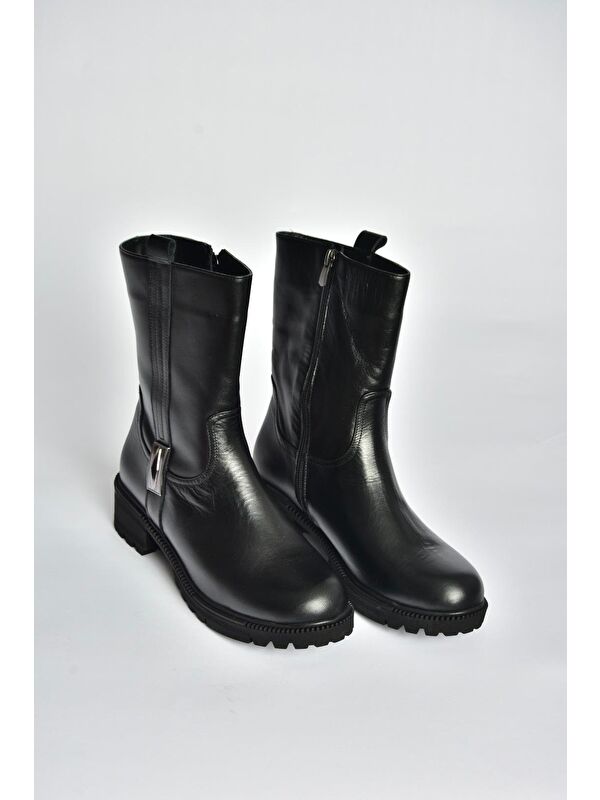 Siyah Kadın Bot V654070603 - Görsel 6