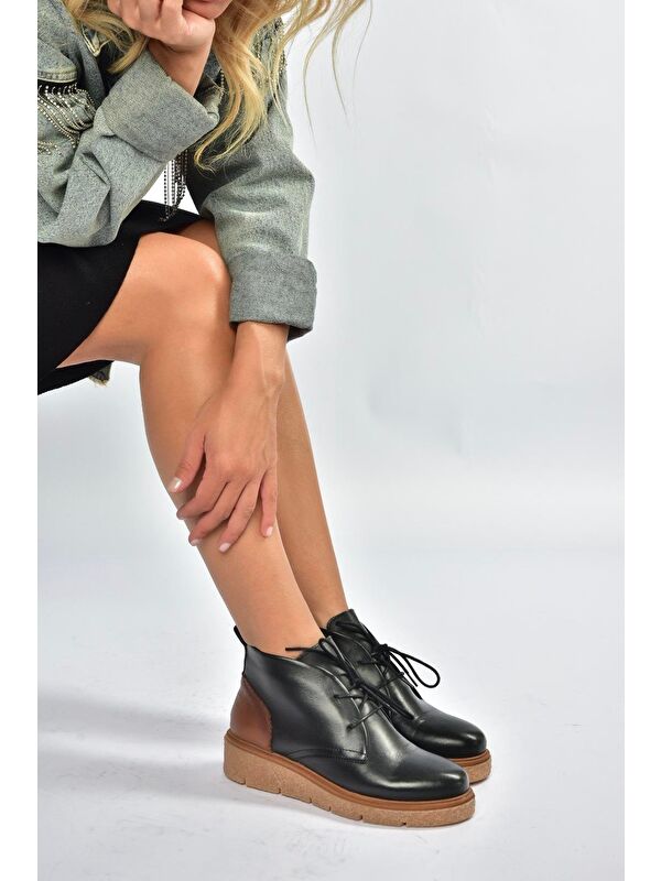 Siyah Kadın Bot V555011003 - Görsel 2