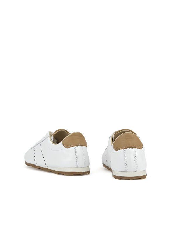Kadın Hakiki Deri Sneaker 1511035Z6300 Beyaz - Görsel 4