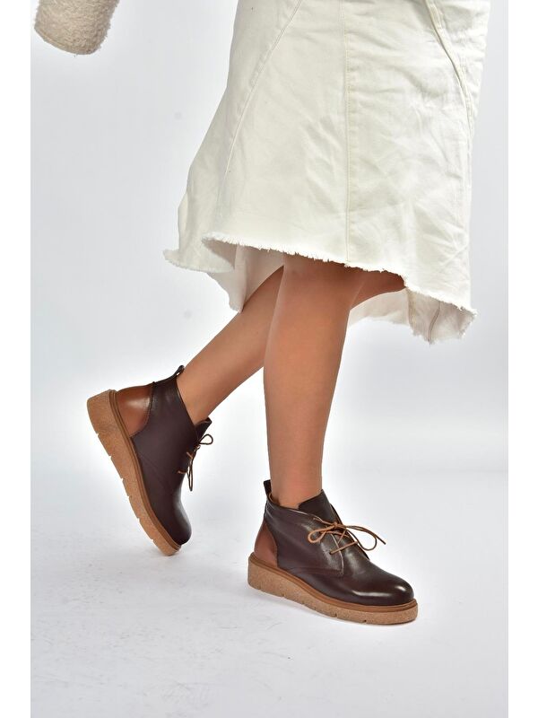 Kahverengi Kadın Bot V555011003 - Görsel 3