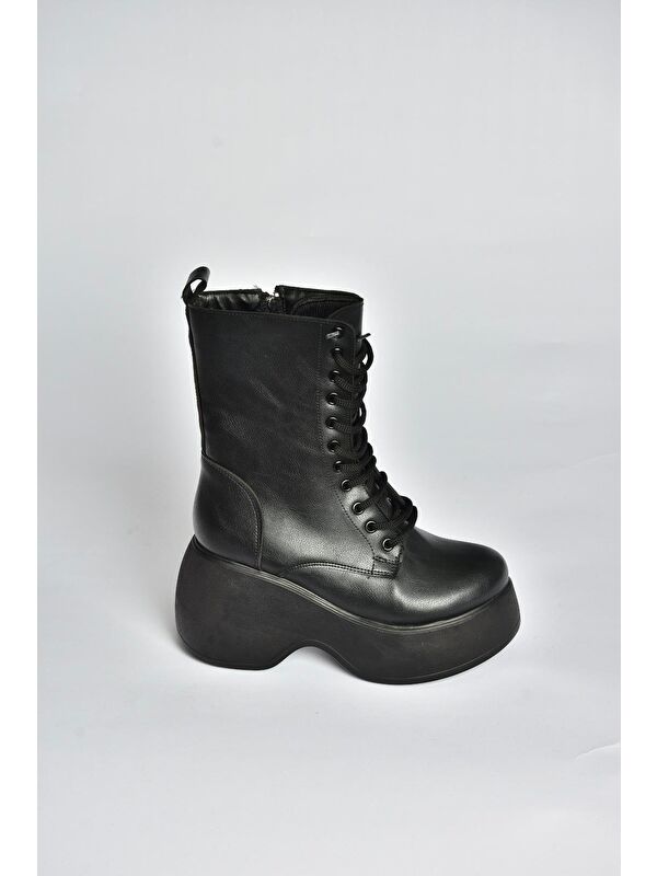 Siyah Kadın Bot V965202109 - Görsel 6