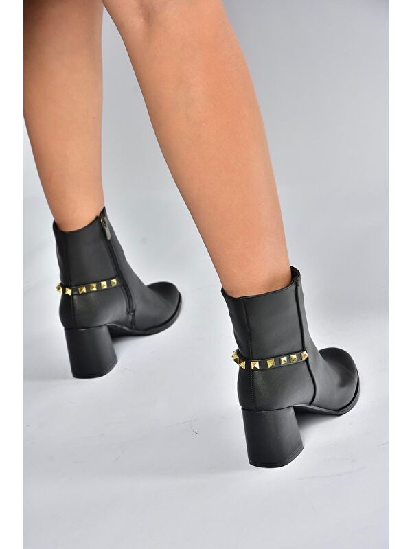 Siyah Kadın Bot V848241409 - Görsel 3