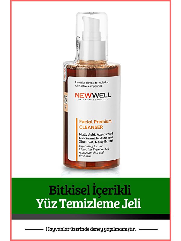 New Well Bitkisel İçerikli Yüz Temizleme Jeli (Tüm Cilt Tipleri) 200 ML