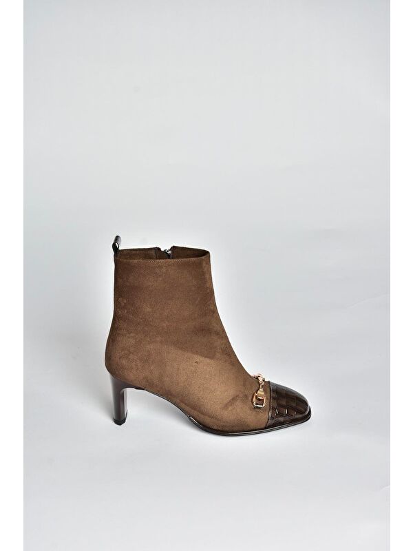 Kahverengi Kadın Bot V820284602 - Görsel 7