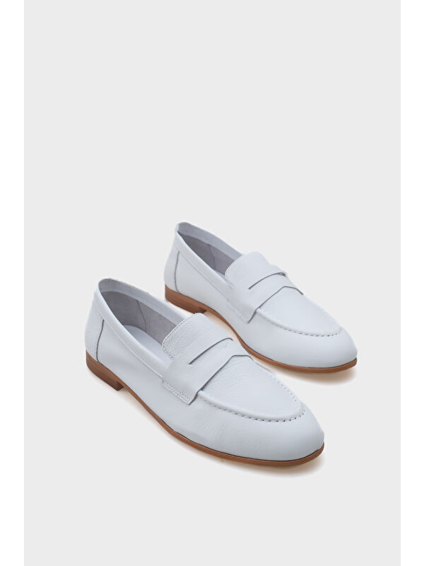 Calla Hakiki Deri Kadın Loafer - Görsel 2