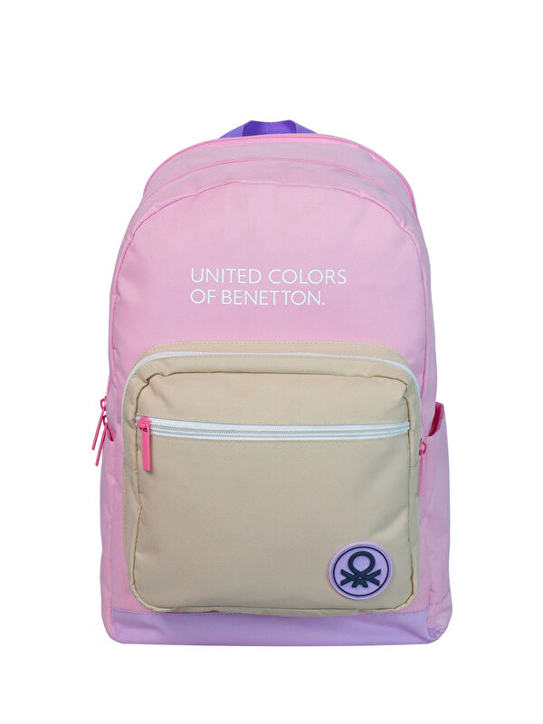 United Colors Of Benetton Tricolor Kız Çocuk İlkokul Çantası