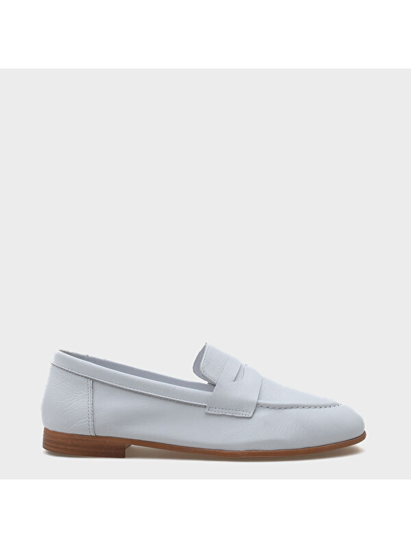 Calla Hakiki Deri Kadın Loafer - Görsel 4