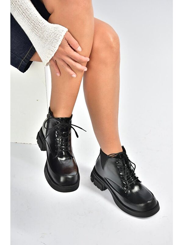 Siyah Kadın Bot V312400309 - Görsel 4