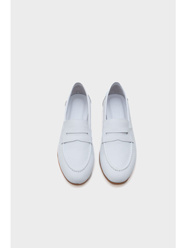 Calla Hakiki Deri Kadın Loafer - Görsel 8