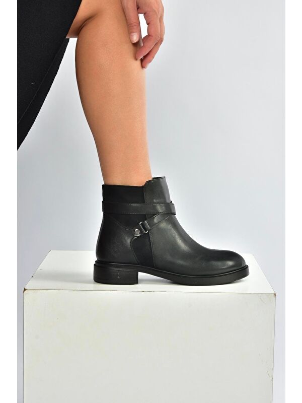 Siyah Kadın Bot V973599009 - Görsel 2