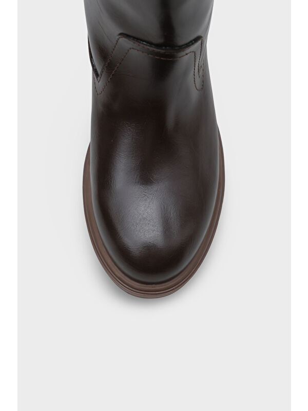 Emmye Kadın Koyu Kahverengi Bot - Görsel 4