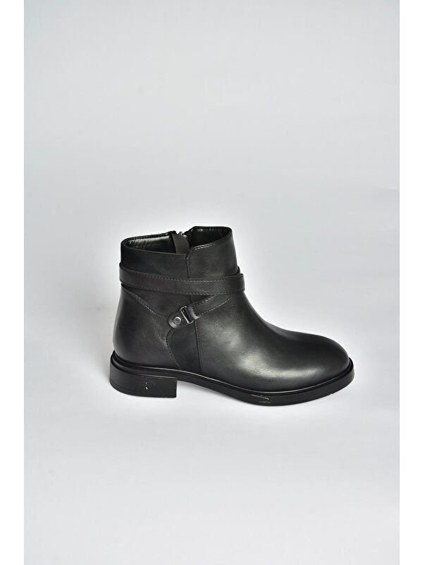 Siyah Kadın Bot V973599009 - Görsel 6