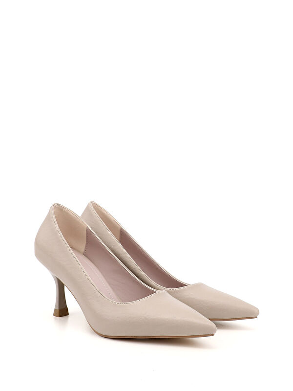 Kadın TEN Sivri Burun Kadeh Ökçe Stiletto - Görsel 3