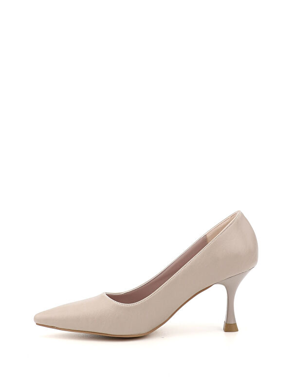 Kadın TEN Sivri Burun Kadeh Ökçe Stiletto - Görsel 4