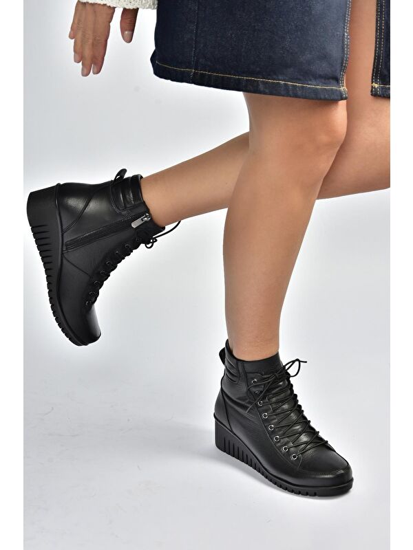 Siyah Kadın Bot V324245103 - Görsel 6