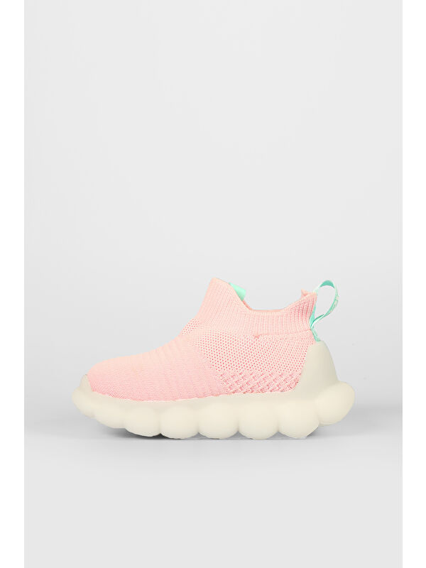 Bomb Işıklı Kız Bebek Pembe Spor Ayakkabı - Görsel 3