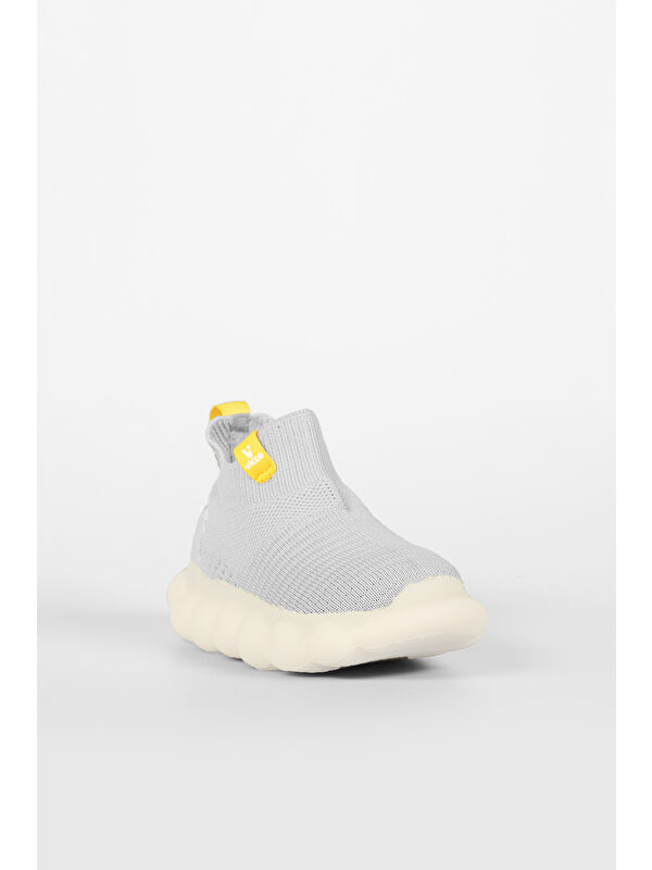 Bomb Işıklı Unisex Okul Öncesi Gri Spor Ayakkabı - Görsel 6