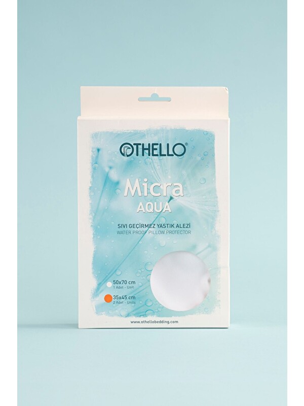 Othello Protecta Micra Aqua Comfort Sıvı Geçirmez 2'li Bebek Yastık Alezi 35x45 cm