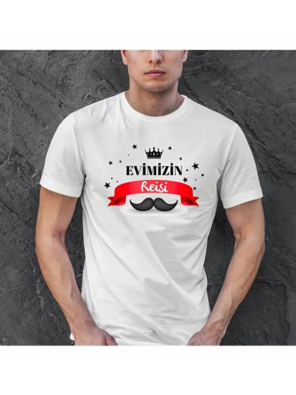 Jane's Babalar Günü Baskılı T-shirt - Beyaz