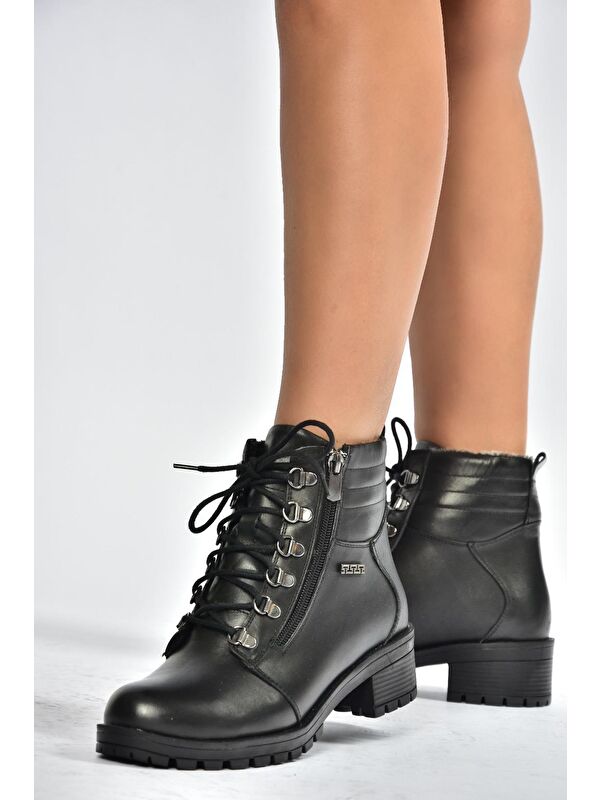 Siyah Kadın Bot V555085503 - Görsel 4