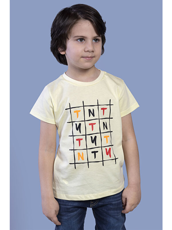 Toontoykids Erkek Çocuk Baskılı Tişört