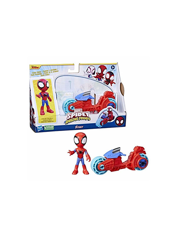 Spidey Spider And Hıs Amazıng Frıends Motorsiklet Ve Figür 1 F6777-F7459