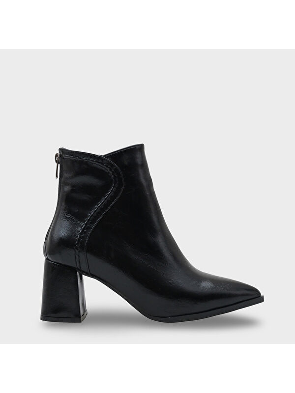 Sydel Kadın Siyah Sivri Burun Bot - Görsel 2